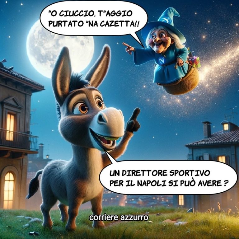 befana ciuccio vignetta
